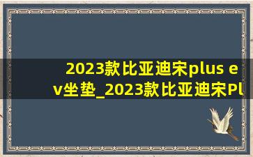 2023款比亚迪宋plus ev坐垫_2023款比亚迪宋Plus Ev何时上市